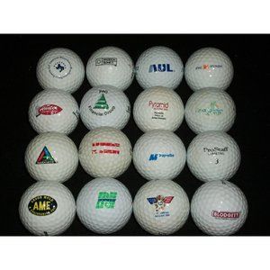 Lot 16 Golf Balls Blodgett Madison Ing Norwest MagneTek Hunter Pro AME Emerald